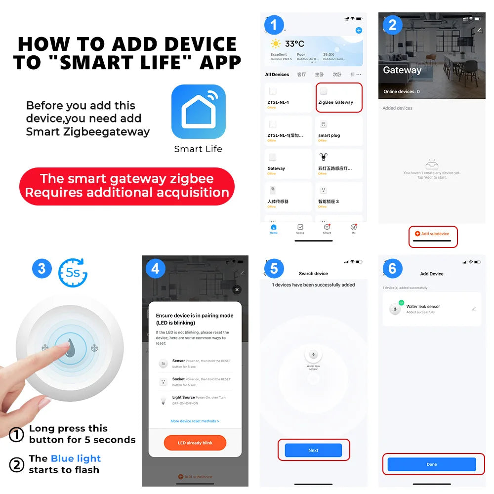 Smart Water Leak Sensor