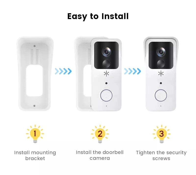 Wireless Video Doorbell with Camera
