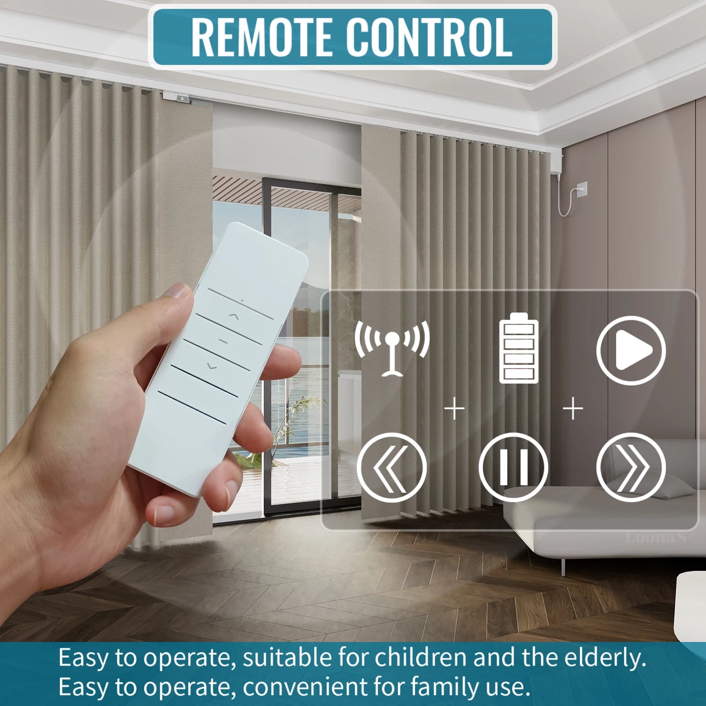 Mini Smart Electric Curtain Motor