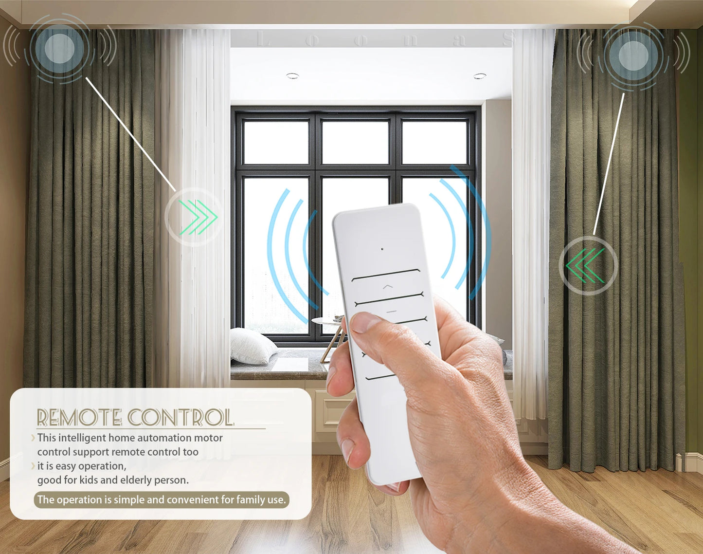 Mini Smart Electric Curtain Motor