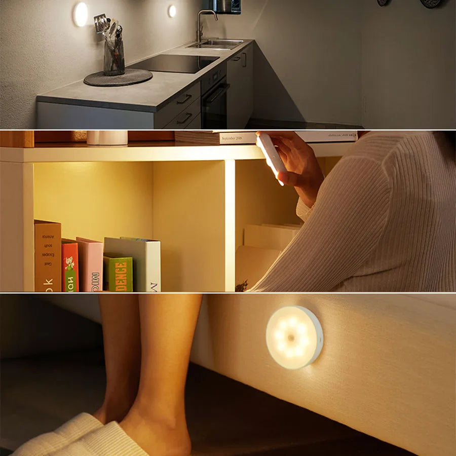 Smart Motion Sensor Night Light (USB Rechargeable)