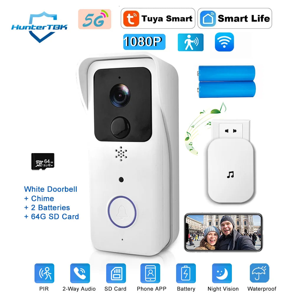 Wireless Video Doorbell with Camera