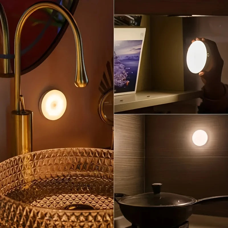 Smart Motion Sensor Night Light (USB Rechargeable)